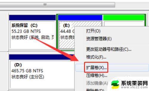 如何把d盘空间分给c盘win7 win7系统C盘空间不足怎么办