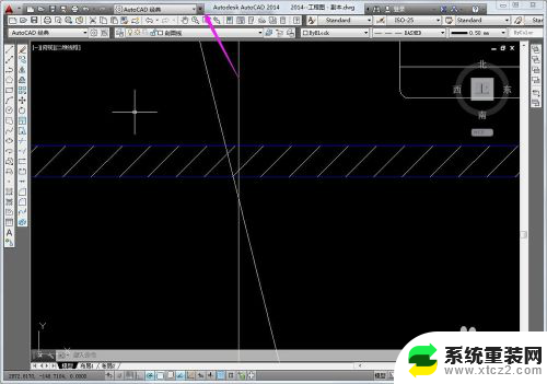 cad2014快捷工具栏怎么调出来 CAD2014菜单栏怎么找到